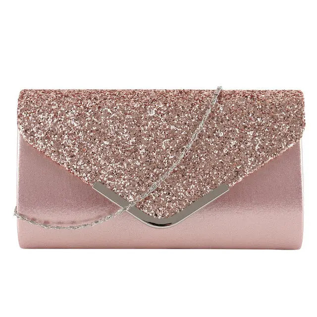 Elegant Satin Envelope Bridal Clutches for Weddings & Evenings - Nuriyya Bridal Accessories LLC