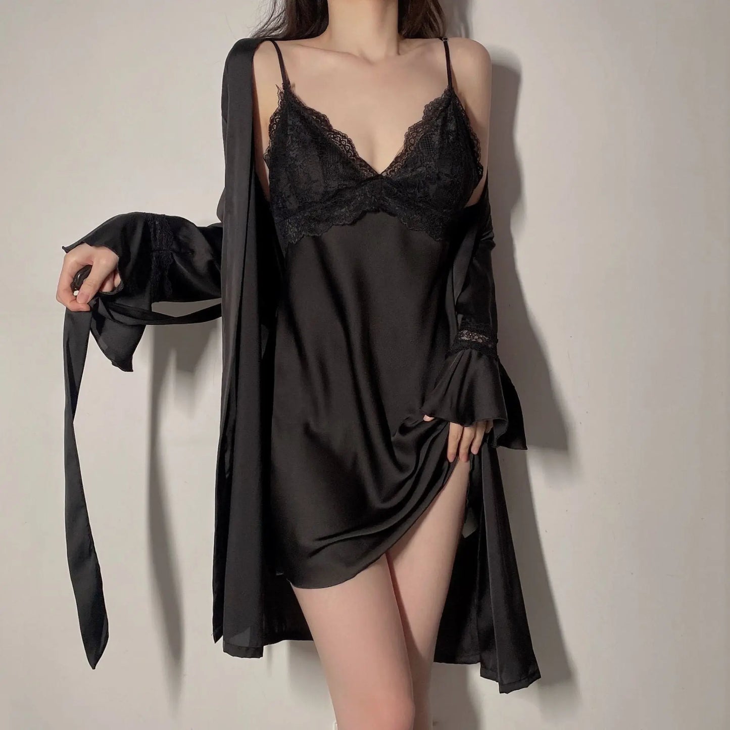 Luxury Nightgown – Silk Sleepwear - Nuriyya Bridal Accessories LLC