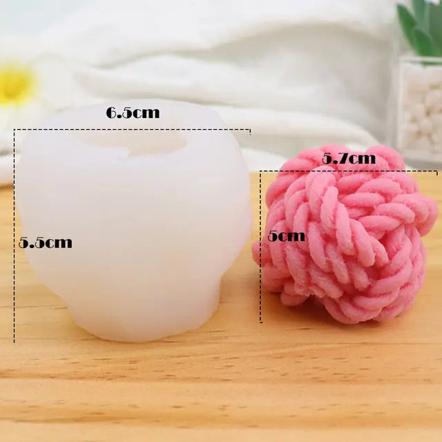 Premium Non-Stick Silicone Bubble Cube Candle Mold | 3D Aromatherapy Crafting - Nuriyya Bridal Accessories LLC