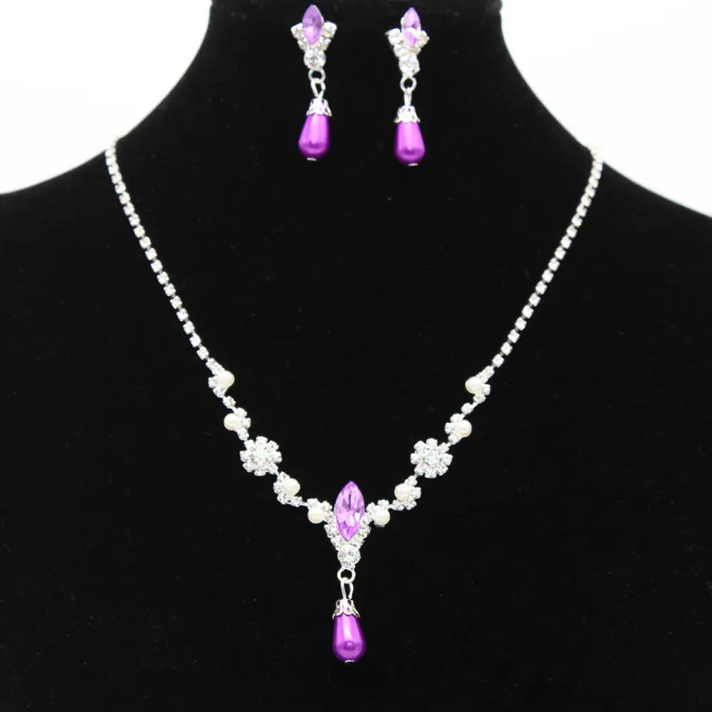 Elegant Wholesale Necklace Set for Brides | Jewelry - Nuriyya Bridal Accessories LLC