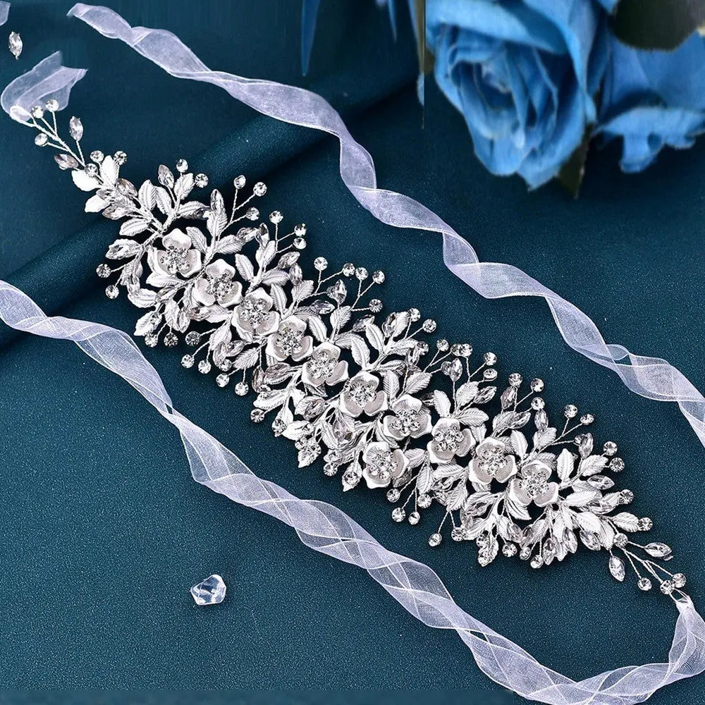 Bridal Belt | Elegant Organza Ribbon Design - Nuriyya Bridal Accessories LLC