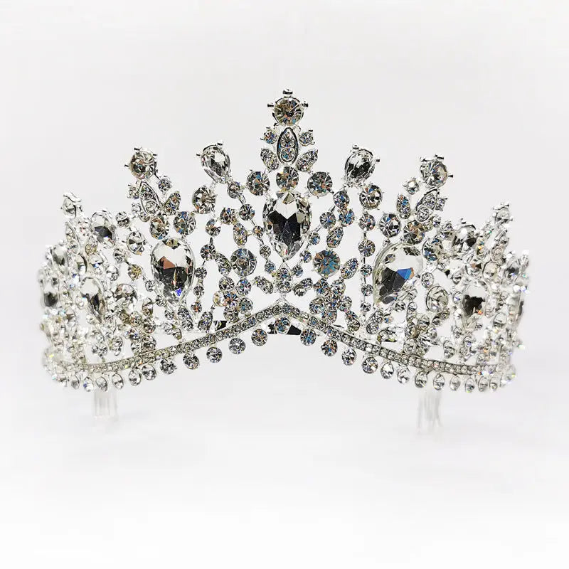 Luxurious Crown | Elegant Bridal Headpiece in Zinc Alloy - Nuriyya Bridal Accessories LLC