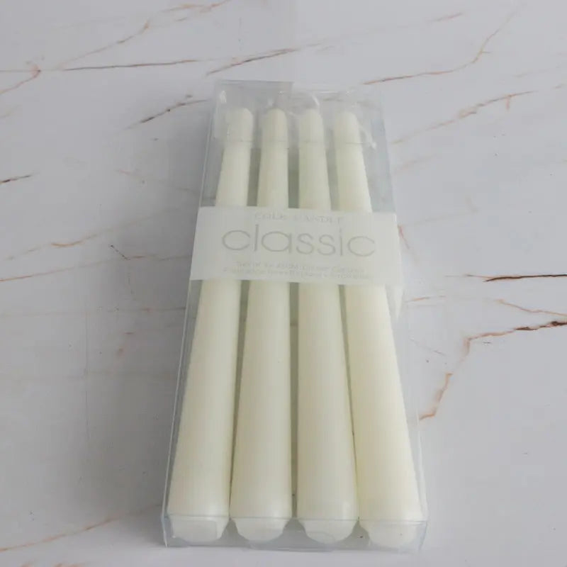 Colorful Rod Wax Wedding Candles (Pack of 4) | Cylindrical Paraffin Candles for Home - Nuriyya Bridal Accessories LLC