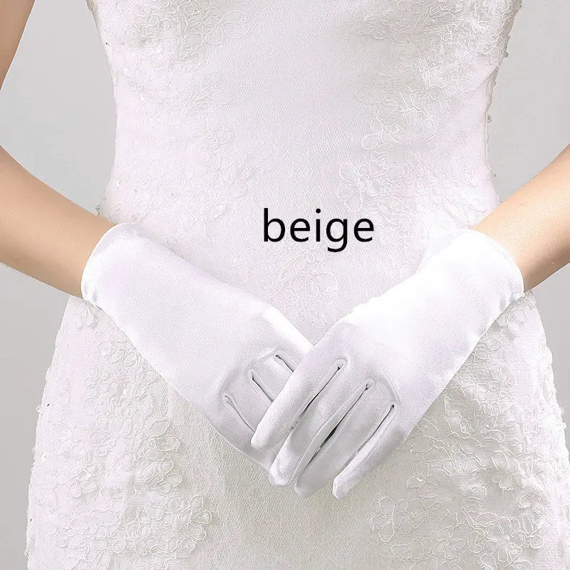 Elegant Bridal Gloves with Bow Detail for Weddings and Special Occasions - Nuriyya Bridal Accessories LLC