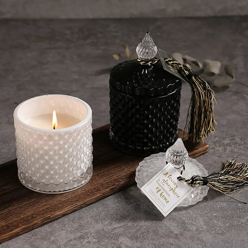 Elegant Soy Wax Aromatherapy Candles – Perfect Companion Gifts & Décor - Nuriyya Bridal Accessories LLC