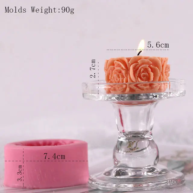 Premium Non-Stick Silicone Bubble Cube Candle Mold | 3D Aromatherapy Crafting - Nuriyya Bridal Accessories LLC