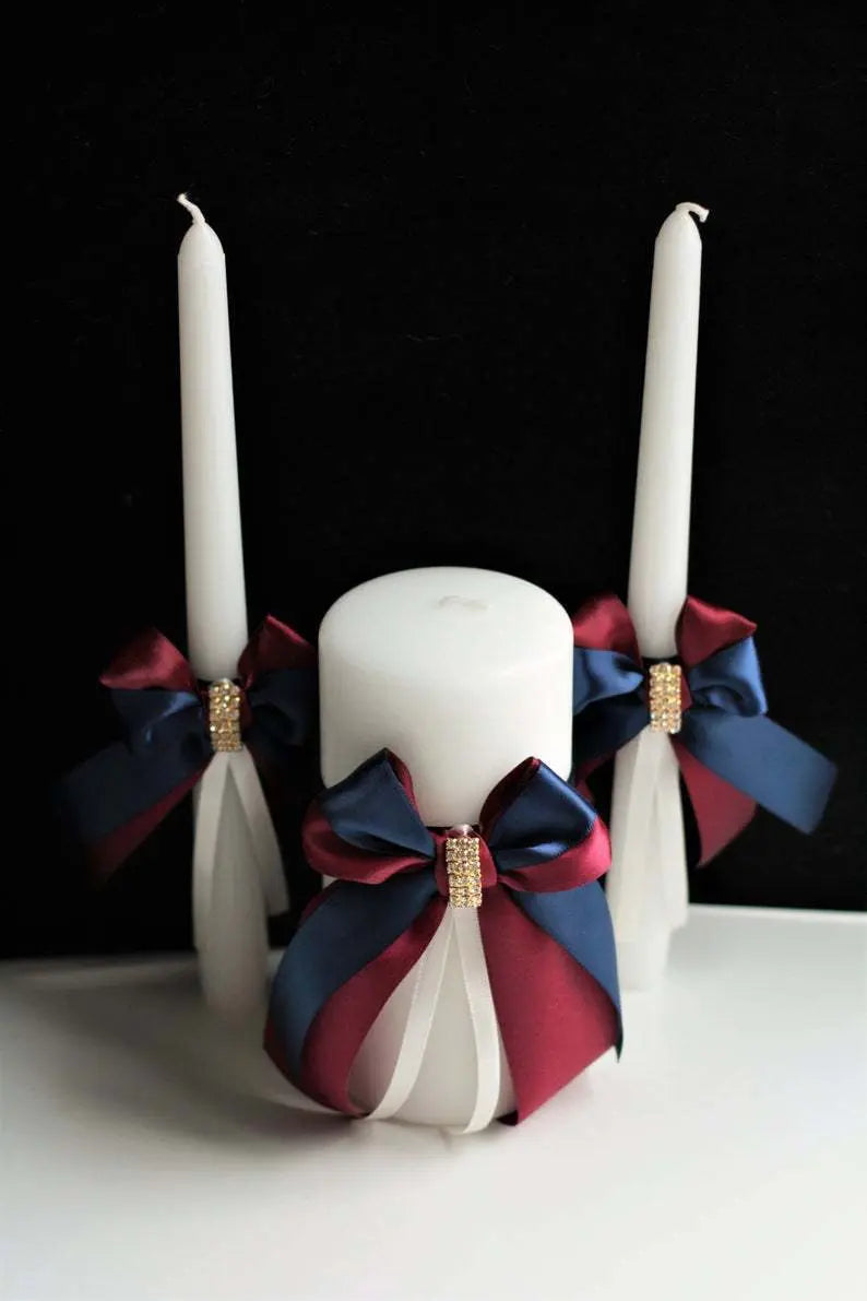 Romantic Wedding & Birthday Candle Set – European Style - Nuriyya Bridal Accessories LLC