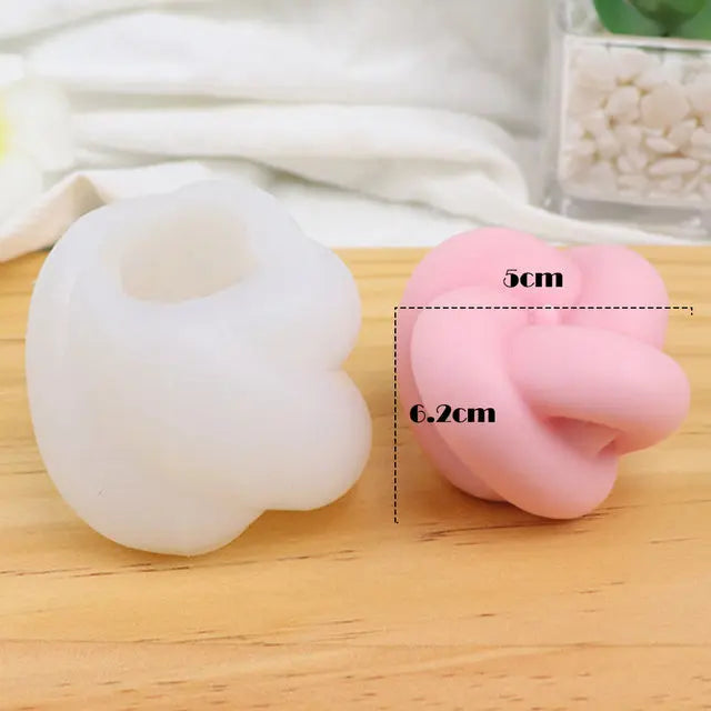 Premium Non-Stick Silicone Bubble Cube Candle Mold | 3D Aromatherapy Crafting - Nuriyya Bridal Accessories LLC