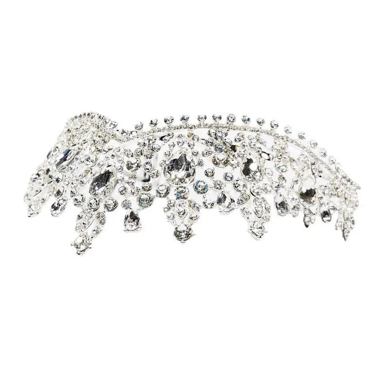 Luxurious Crown | Elegant Bridal Headpiece in Zinc Alloy - Nuriyya Bridal Accessories LLC