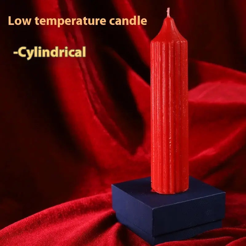 Sensual Low-Temperature Wax Candle – Red Candle for Romantic Play - Nuriyya Bridal Accessories LLC