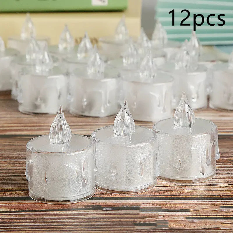 Magical LED Tea Wax Candles – Warm White Glow for Cozy Home & Event Decor - Nuriyya Bridal Accessories LLC