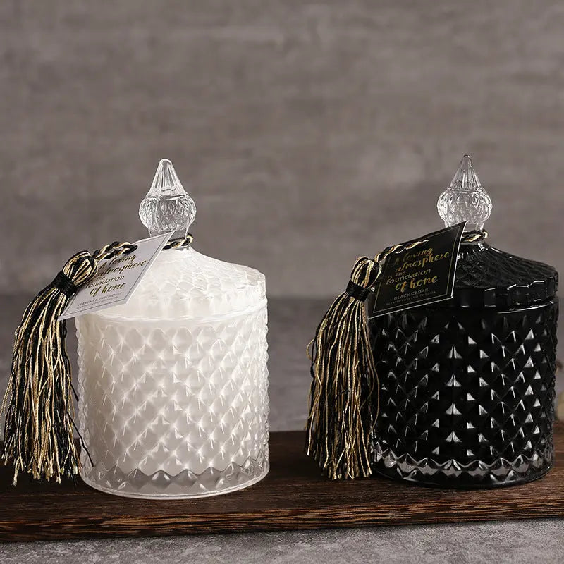 Elegant Soy Wax Aromatherapy Candles – Perfect Companion Gifts & Décor - Nuriyya Bridal Accessories LLC