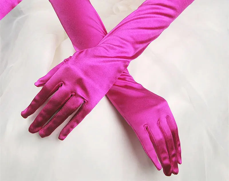 Elegant Monochrome Bridal Gloves for Weddings and Banquets - Nuriyya Bridal Accessories LLC