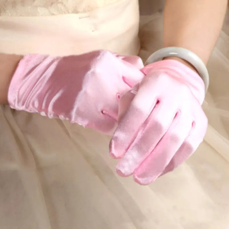 Elegant Bridal Gloves with Bow Detail for Weddings and Special Occasions - Nuriyya Bridal Accessories LLC