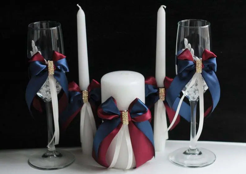 Romantic Wedding & Birthday Candle Set – European Style - Nuriyya Bridal Accessories LLC